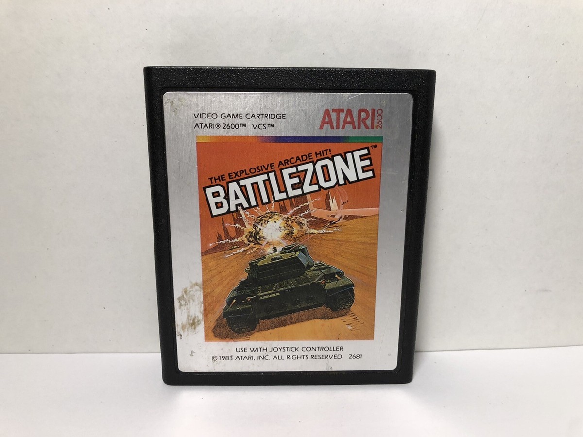 Jeu Atari 2600 - BATTLEZONE - Vintage - Bon état