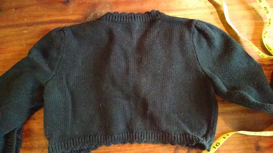 Suéter Bolero Negro Chaps Niña - Talla 5 - Manga Larga Foto 4 de 4