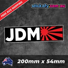Rising Sun JDM Sticker Funny Laptop Car Window Bumper 4x4 Decal ute 4wd Fun