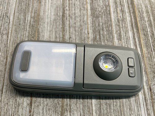 VOLVO VNL 19-24 DRIVER OR PASSENGER OEM OVERHEAD DOME LED LIGHT, DARK GRAY COLOR