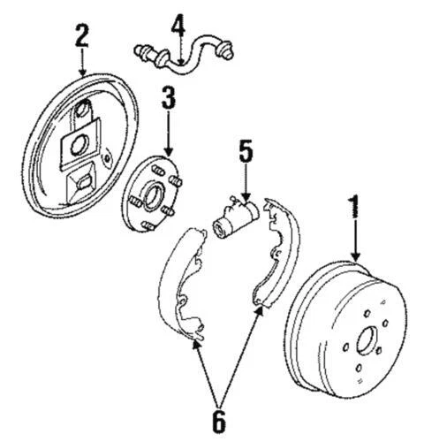 Genuine GM Rear Drum Brake Wheel Cylinder 18029943 - Image 2 of 2