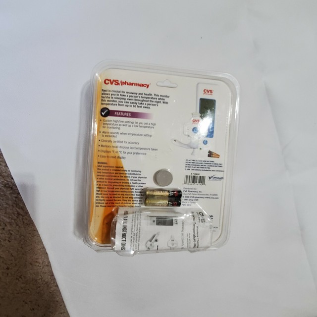 CVS Pharmacy Wireless Thermometer Remote Temperature Monitoring System ...