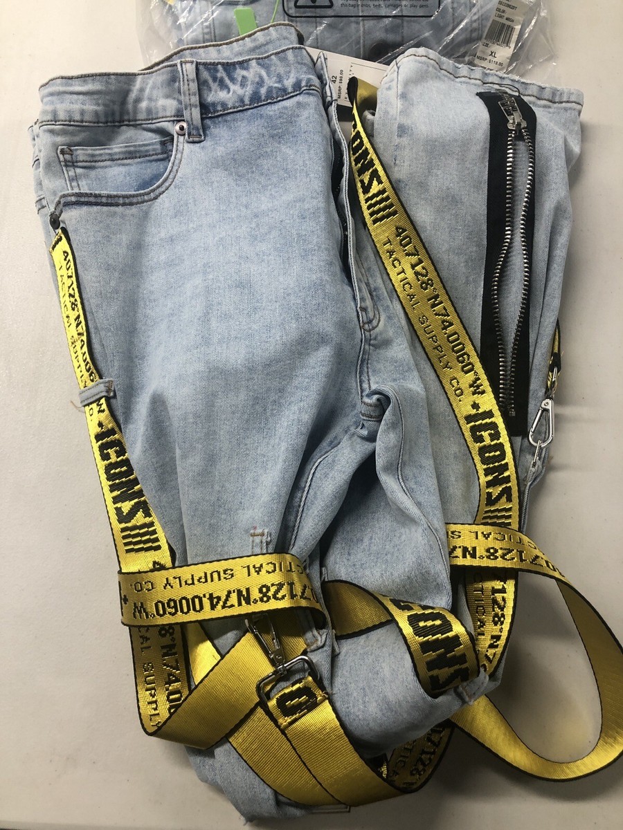 ---- ETERNITY BC/AD Straps ICONS Denim Light Blue MATCHING JACKET AND