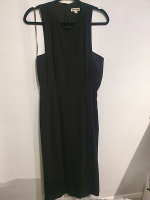Whistles Black Shift Midi Dress Womens Size UK 10 UK