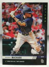Manny Machado 2019 Topps Now Future Award Winners NL MVP Chrome 10-Card Set BASE