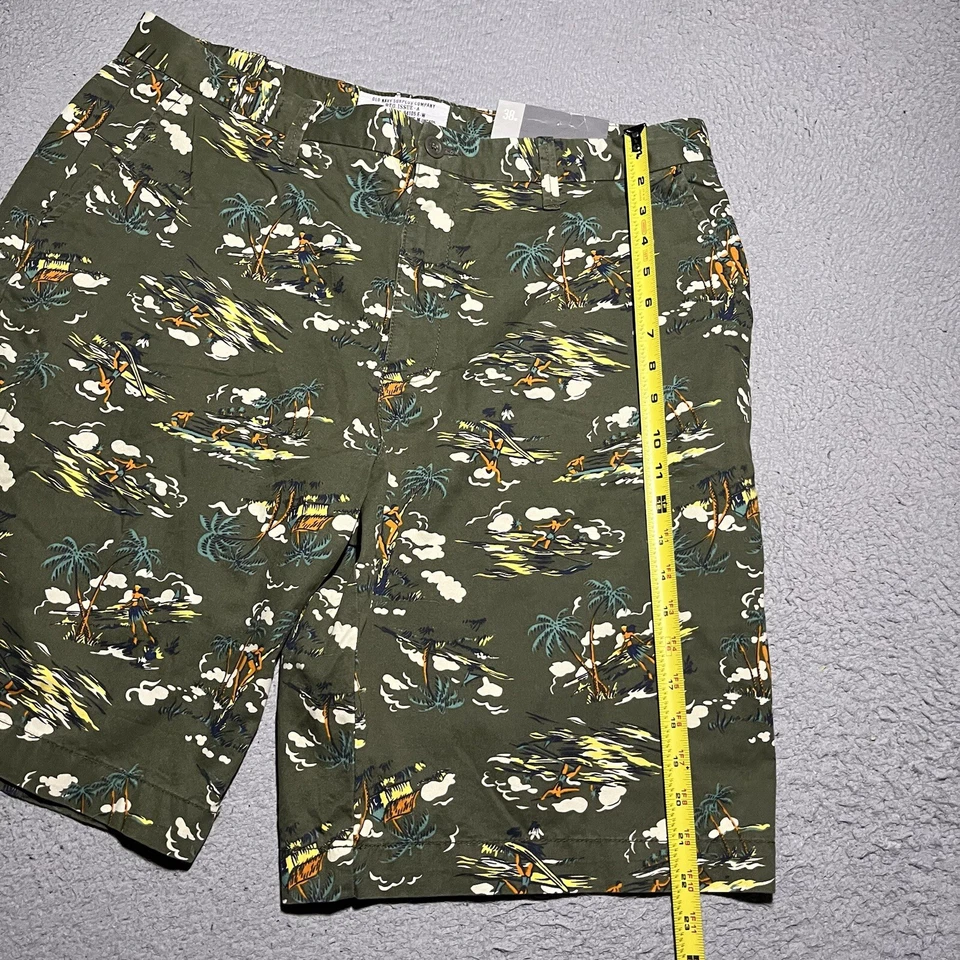Pantalones Cortos Vintage Old Navy Para Hombres 38 Hawaianos Militar Excedente Estampado Completo Algodón Foto 2 de 4