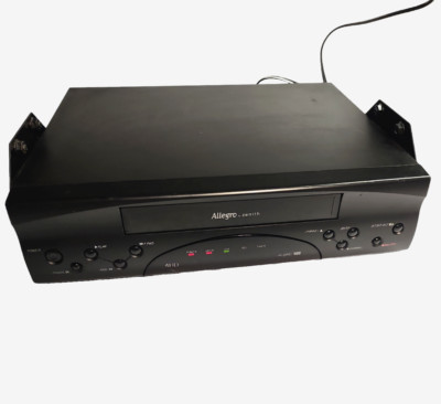 Allegro by Zenith ALG410 4Head VHS VCR Player Recorder 100% WORKS NO REMOTE
