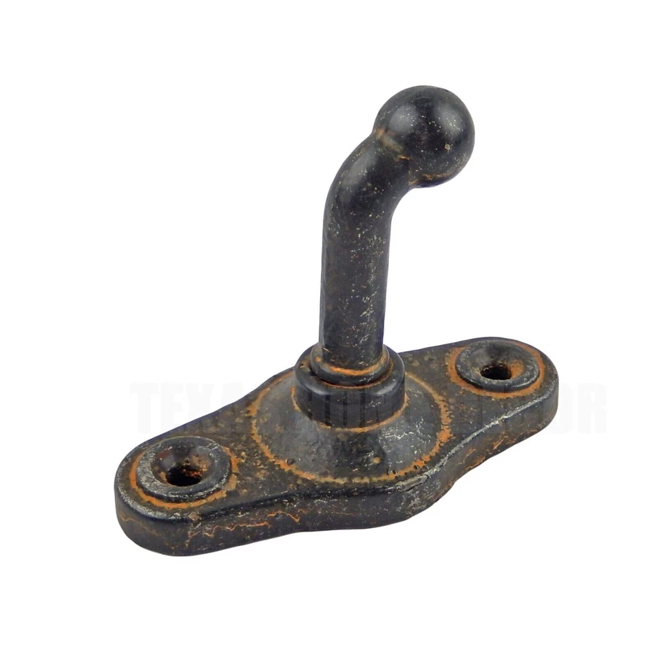 Gancho de pared industrial de hierro fundido toalla bata abrigo percha rústico estilo antiguo Foto 3 de 3