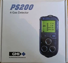 Marine 4 Gas Detector LEL/O2/H2S/CO Pumped + Rubber Boot (Yellow)