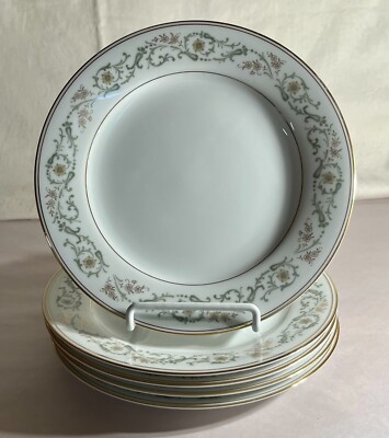 5 Noritake Creston 8 1/4'' Salad Plates