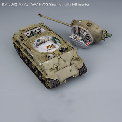 RYEFIELD MODELS 1/35 M4A3 76W HVSS SHERMAN TANK 'FULL INTERIOR