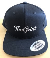 The Grint Trucker Black Golf Hat Cap The Classics With Snapback Closure hat
