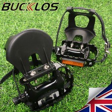 BUCKLOS Bike Pedals Toe Clip Toe Cage for MTB Road Spin Indoor Exercise PD-B328T