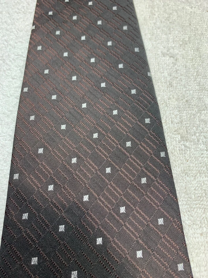 BEVERLY HILLS POLO HOMBRE CORBATA NEGRO BORGOÑA BLANCO 4 X 58 Foto 3 de 4