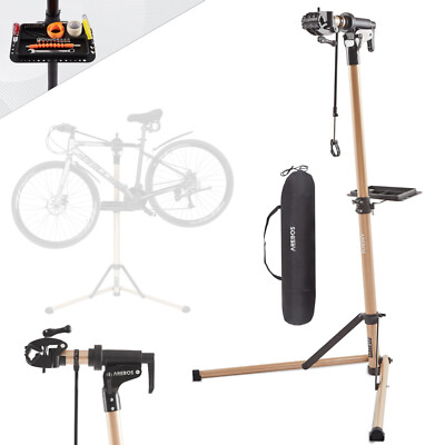 Arebos Alu Fahrradmontageständer mit Tragetasche, 360° , Belastbarkeit 30kg