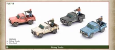 Pickup Trucks (x4) Red Dawn American World War III Team Yankee