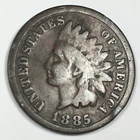 1885 United States Indian Head Cent Penny - Very Good (VG) KM#90a -5859-PC