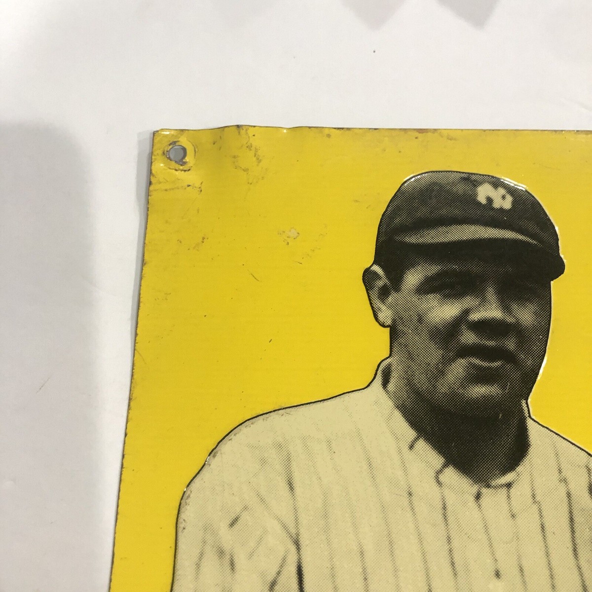 Vintage 1989 BABE RUTH Says Chew PINCH HIT Tobacco Metal