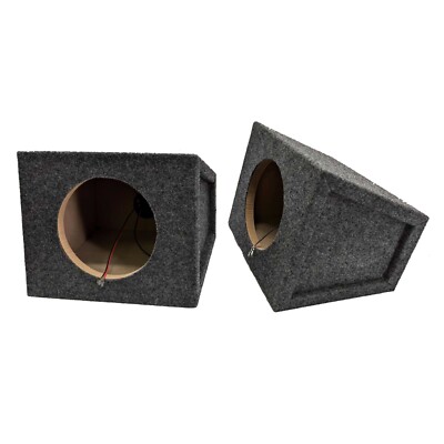 SDX 6.5'' Wedge Speaker Enclosure w. Internally Pre-Wired Fast-On Terminal(Pair)
