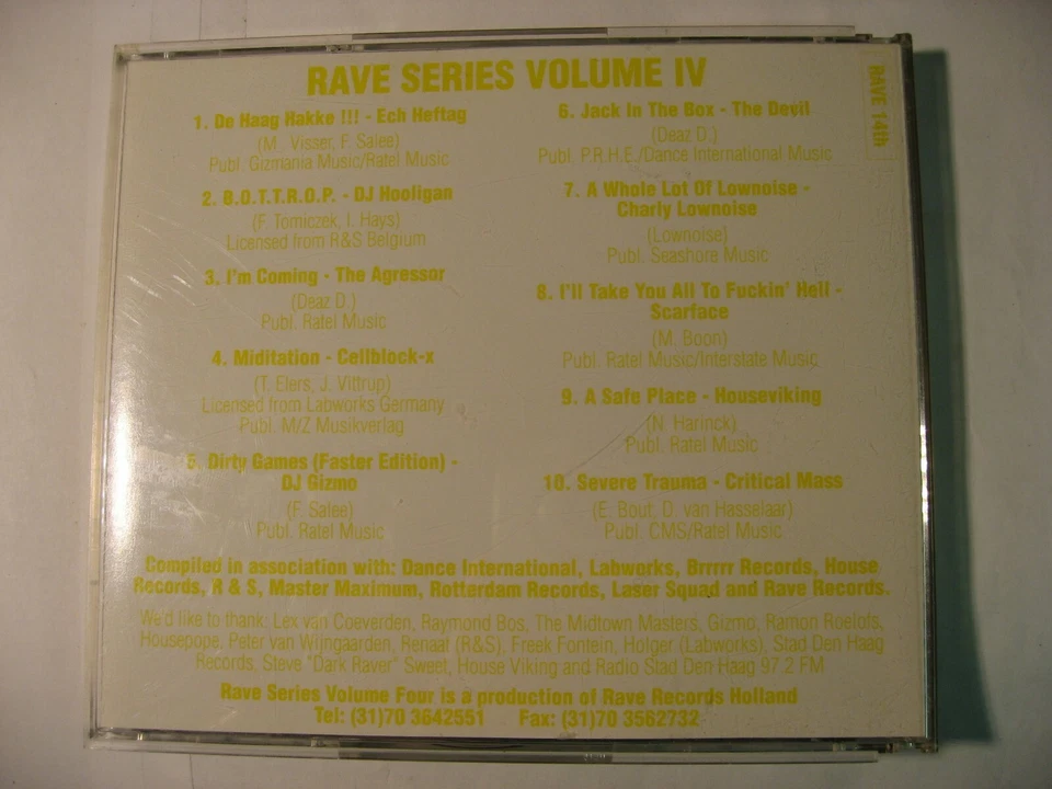 Rave Series Volume IV, Rave Records - Bild 4 von 4