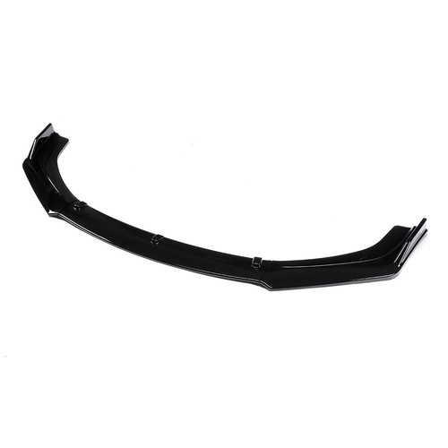 Glossy Black Front Bumper Lip Splitter Spoiler Body Kit For Toyota Corolla 07-12 - Picture 2 of 8