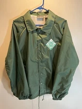 Auburn Sportswear Certified Family Forest Men's Snap Button Coat Jacket Size LG