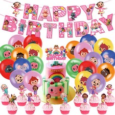 Cocomelon Geburtstag Deko Partyset Dekoration...