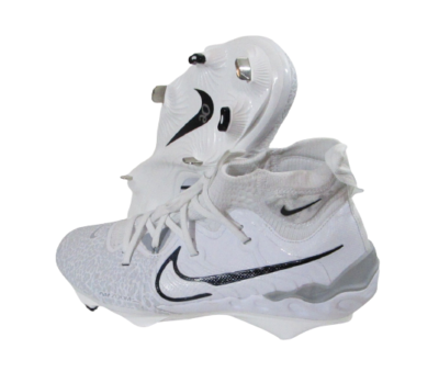 NEW Nike Alpha Huarache NXT Mens Baseball Cleats 7.5 White/Grey