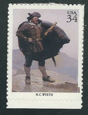 Scott # 3502-r...34 Cent...N.C. Wyeth...2 Stamps...MNH