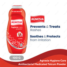 1 x Agnesia Hygiene Care Powder 100g Antibacterial Medicated Talcum Powder