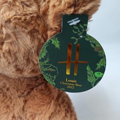 Harrods 2022 Annual Christmas Bear Louie 32cm for sale