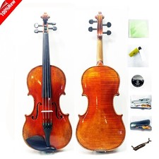  Andreas Gagliano Violin Outfit 4/4-1/2 VN401K-R Educational Pack Set Up U.S.A