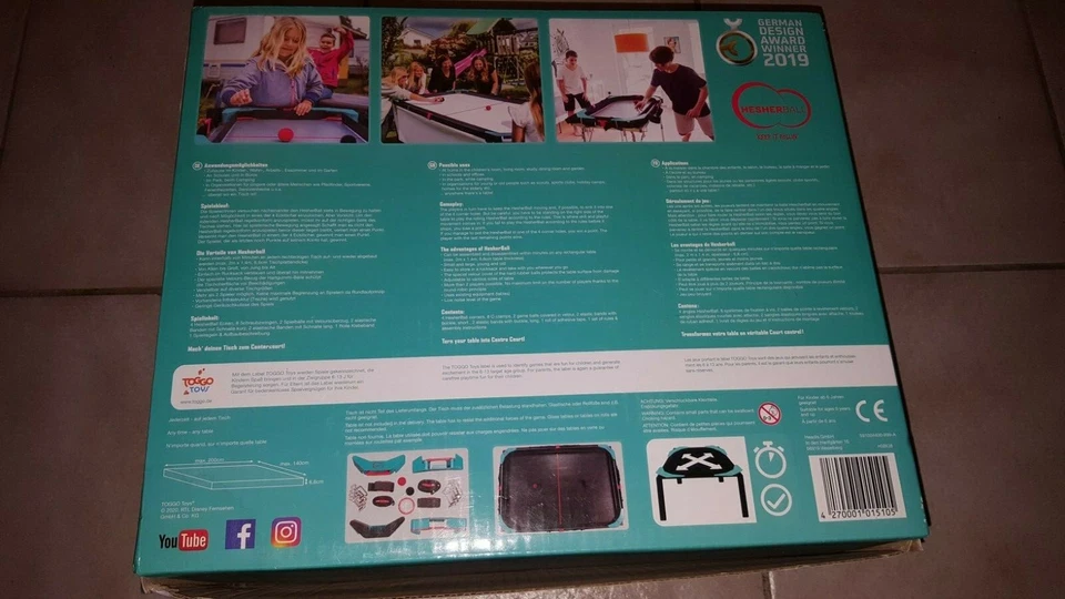 TOGGO TOYS In- & Outdoor Spiele - Hesherball Set - Design Award 2019 - neuwertig - Bild 2 von 2