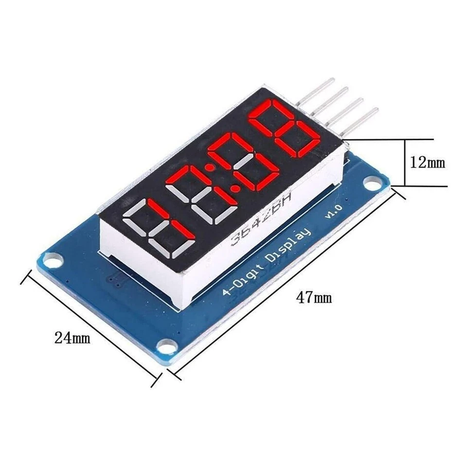 4 Bits TM1637 Digital Tube LED Clock Display Module For Arduino Nano UNO 2560 R3 - Image 2 of 4