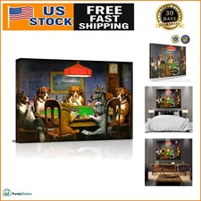 Unique Dog-Themed Canvas Art - 12" x 16" Framed  Ready for Your Home