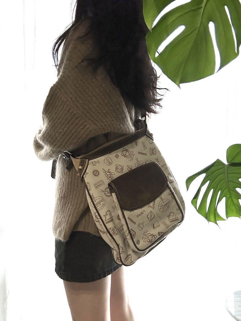 LOEWE バッグ LOEWE Shoulder Bag Beige Canvas Women's From Japan i4016 | eBay