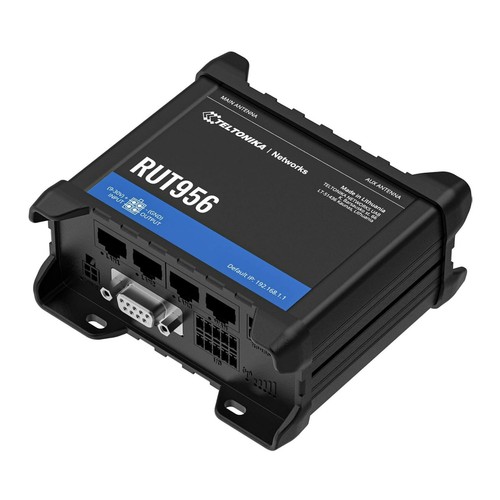 Teltonika RUT956 Industrial Cellular Router Multiple Interfaces (Black) - Picture 2 of 5