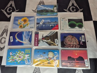 NTT JAPAN TELEPHONE CARDS SET 10 PCS - VARIOUS TOPICS  11