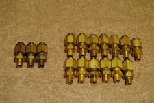 16 NOS Brass Tylok International 3/8” Tube Couplings Fittings