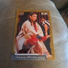 2022 Upper Deck AEW #78 Hikaru Shida Gold