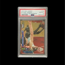 1995 COLLECTOR'S CHOICE PLAYER'S CLUB PLATINUM #169 MICHAEL JORDAN PSA 10
