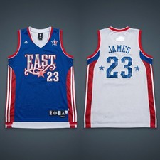 LeBron James 2008 NBA All-Star Authentic Jersey Adidas East #23 Size L +2 Blue