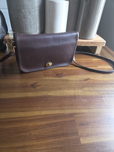 Bolso Bandolera COACH Vintage City Cuero Marrón Hecho en Nueva York Estados Unidos 156-6621 - Imagen 20 de 23