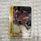 1986 Fleer Michael Jordan Chicago Bulls Vintage Bend & Peel Sticker #8/11