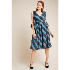 NEW Anthropologie Monaco Midi Dress Hope For Flowers By Tracy Reese $340 Size 4