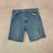 Wrangler Denim Shorts relaxed fit blue jean shorts Men's 38