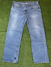 Carhartt Jeans Men  s Size 38X32 Traditional Fit B480 DVB Blue