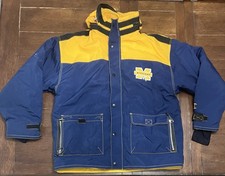 VTG 90s Champion Michigan Wolverines Puffer Coat Men  s XL Zip Up Parka Jacket