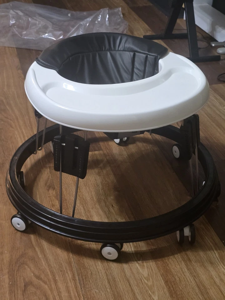 Andador de Bebé Plegable con 9 Alturas Ajustables, Andadores de Bebé y Activit Foto 3 de 4