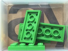 LEGO Parts - Bright Green Plate 2 x 4 - No 3020 - QTY 5